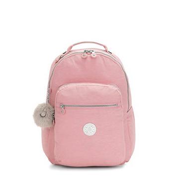 Kipling Seoul Large 15" Backpack Laptoptassen Roze Roze | België 1564ZU